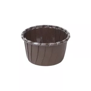 Caissette cuisine maron film ingressable Ø54/70xh40 10cl